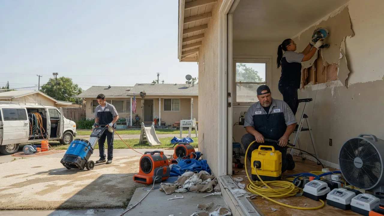 Water Damage Restoration in Center Line, MI near me